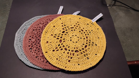 Autumn Equinox Dish Cloth Set - Original Design Crochet