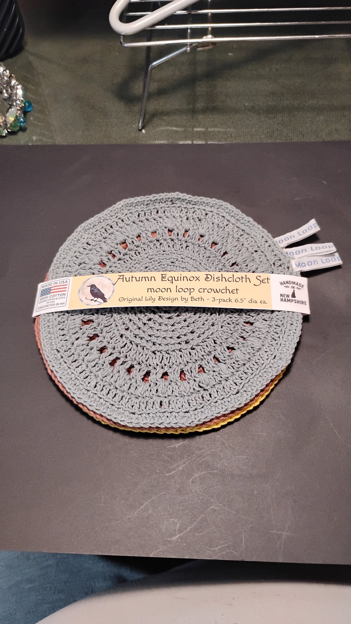 Autumn Equinox Dish Cloth Set - Original Design Crochet