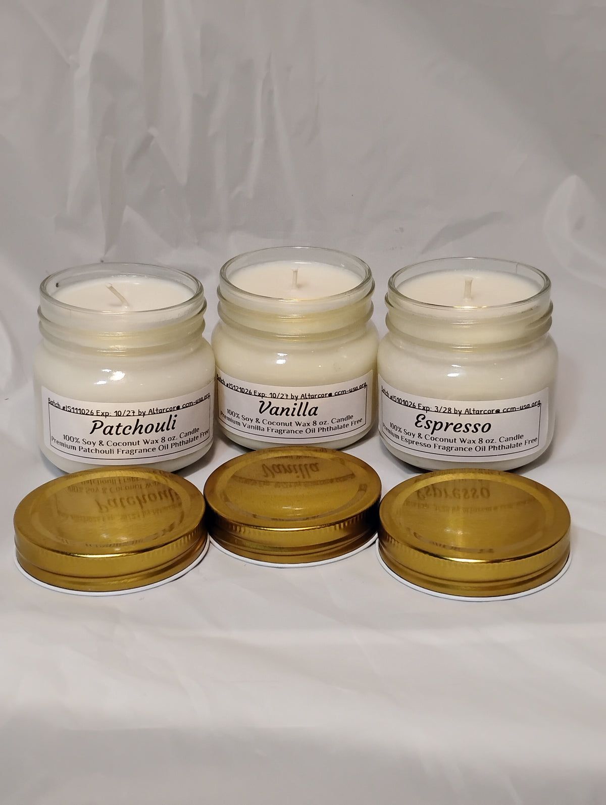 8 oz. Soy & Coconut Wax Scented Candle in Mason Jar