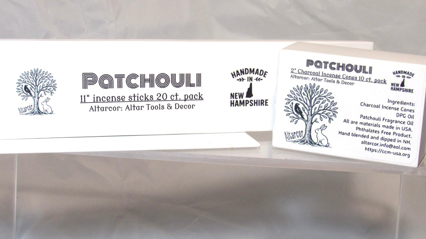 Patchouli Incense Sticks 11" Hand Dipped 20 pack