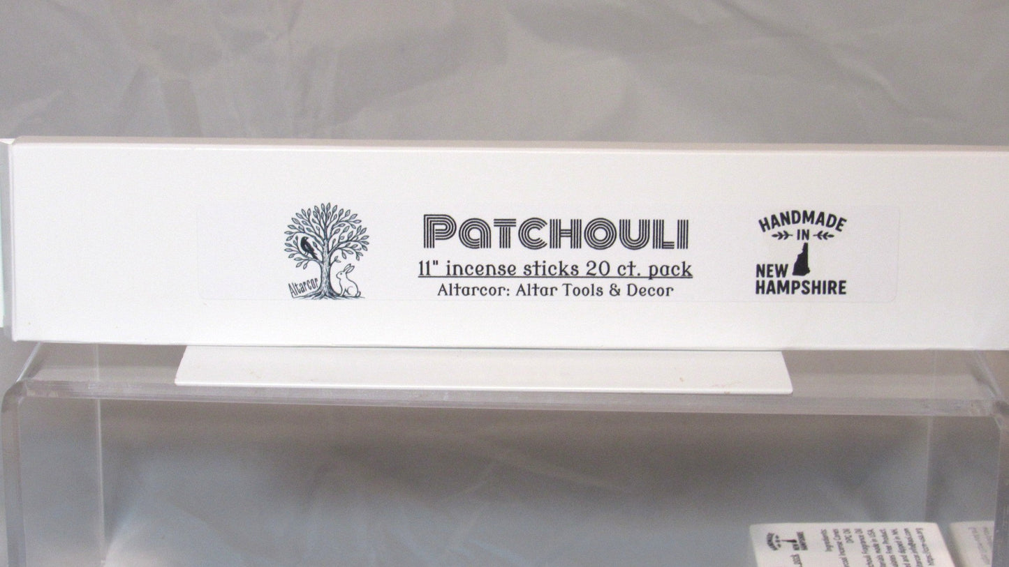 Patchouli Incense Sticks 11" Hand Dipped 20 pack