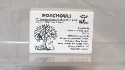 Patchouli 2" Incense Cones - Top Flow 10/pack