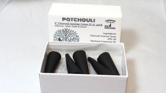 Patchouli 2" Incense Cones - Top Flow 10/pack