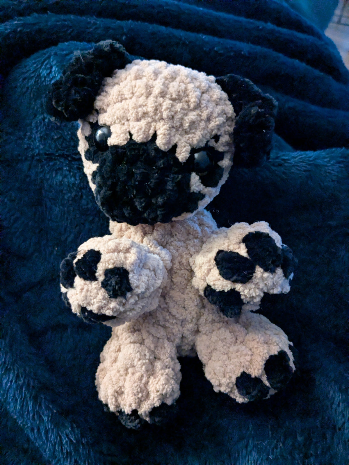 Small Pug crotchet plushie